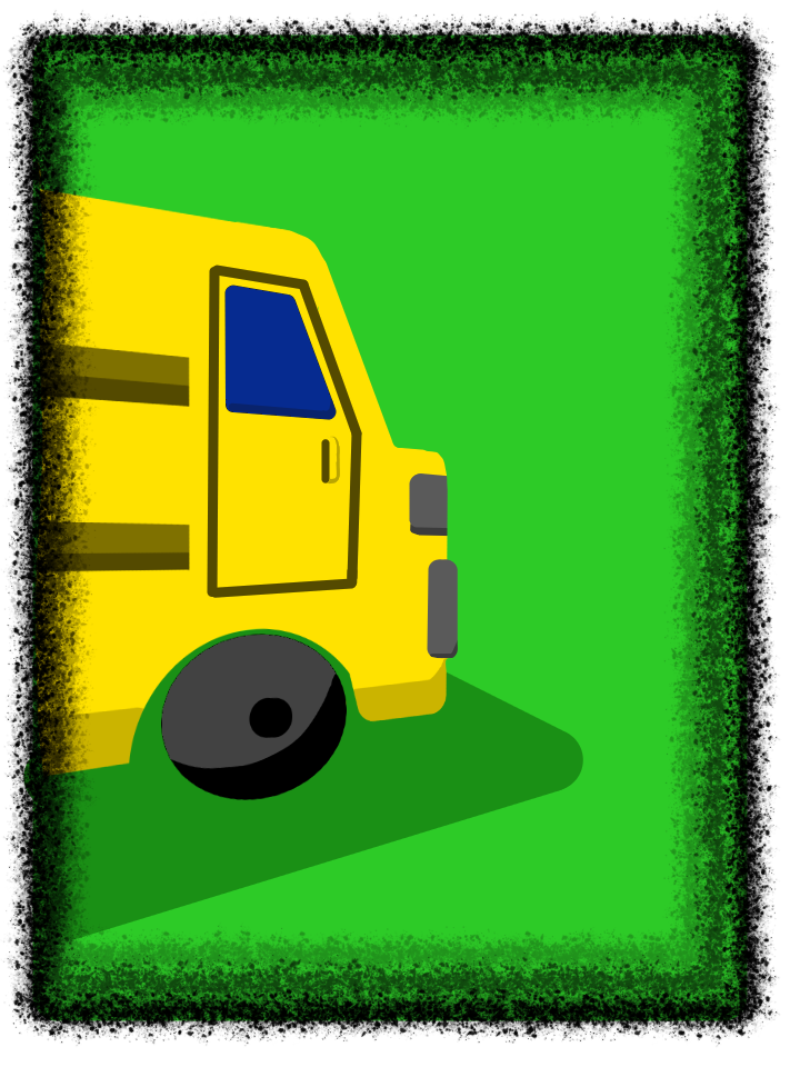 a pic of the van with its door open